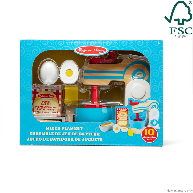 Make-a-Cake Wooden Mixer Set