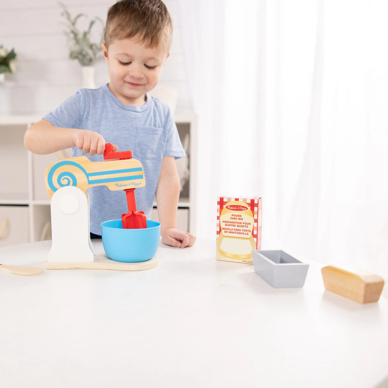 Make-a-Cake Wooden Mixer Set