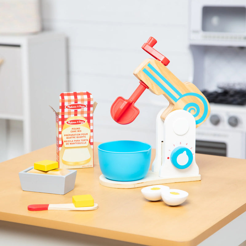 Make-a-Cake Wooden Mixer Set