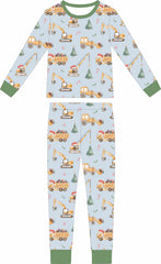 Building Holiday Cheer Pajama Set