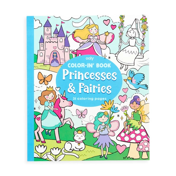 Princesses & Fairies Coloring Book