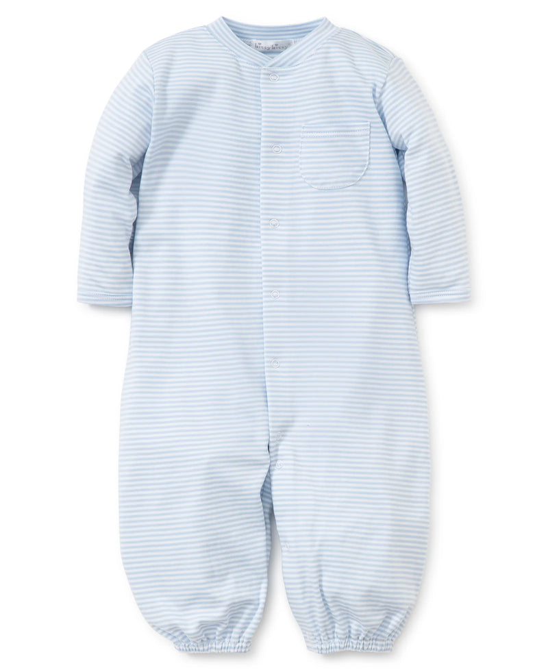 Blue Stripe Converter Gown
