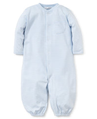Blue Stripe Converter Gown
