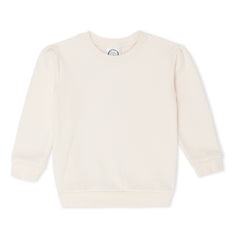 Puff Sleeve Sweatshirt - Cream