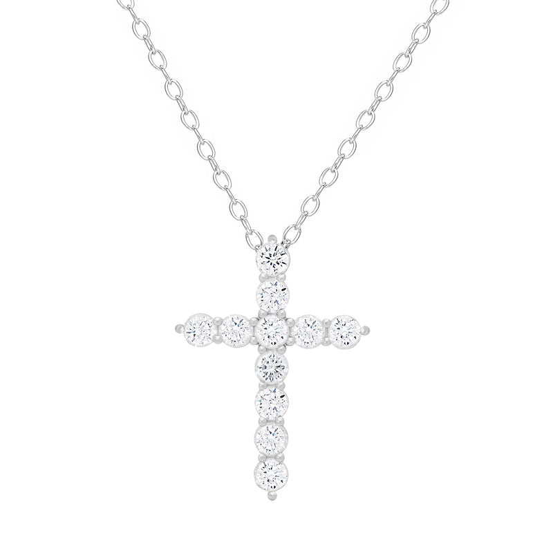 Silver Cross Necklace