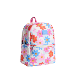 Kane Double Pocket Backpack - Daisies