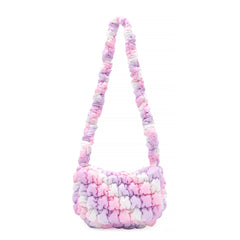 Quilted Scrunchies Mini Sling Bag - Multicolor