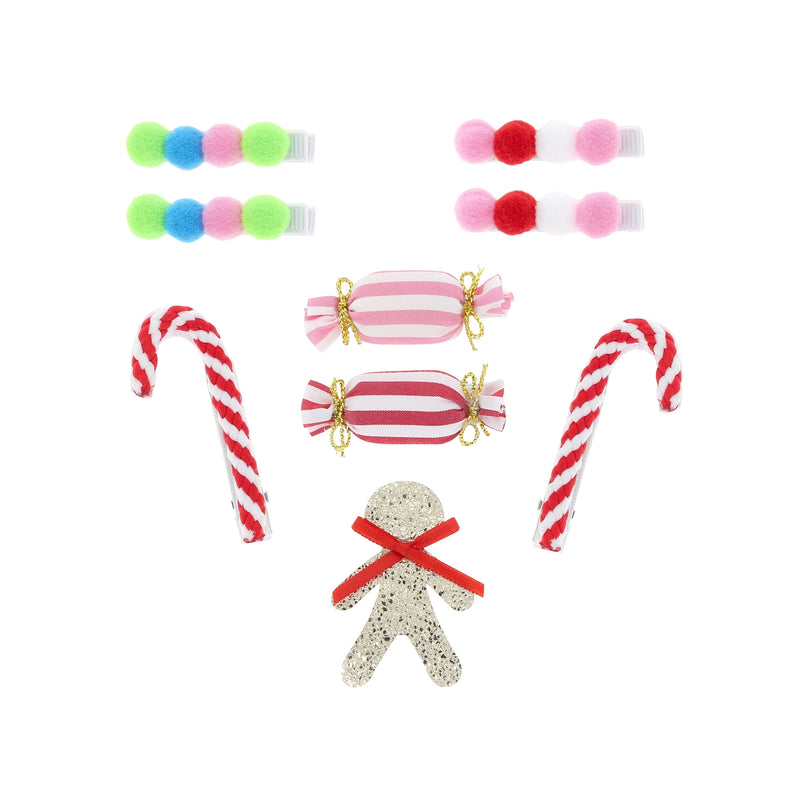 Gingerbread House Hair Clips