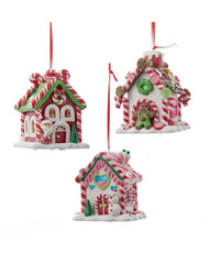 Gingerbread House LED Ornament