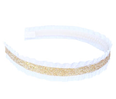 Gold Glitter Headband