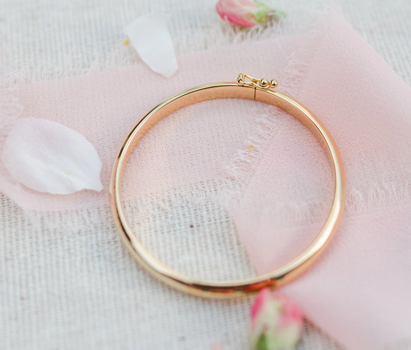 Classic Gold Bangle Bracelet