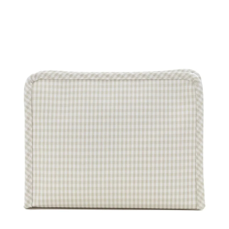 Large Roadie - Gingham Pearl Grey