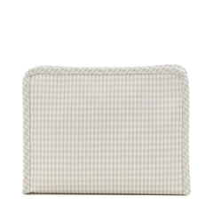 Large Roadie - Gingham Pearl Grey