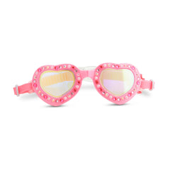 Pinklace Heart Bow Swim Goggles