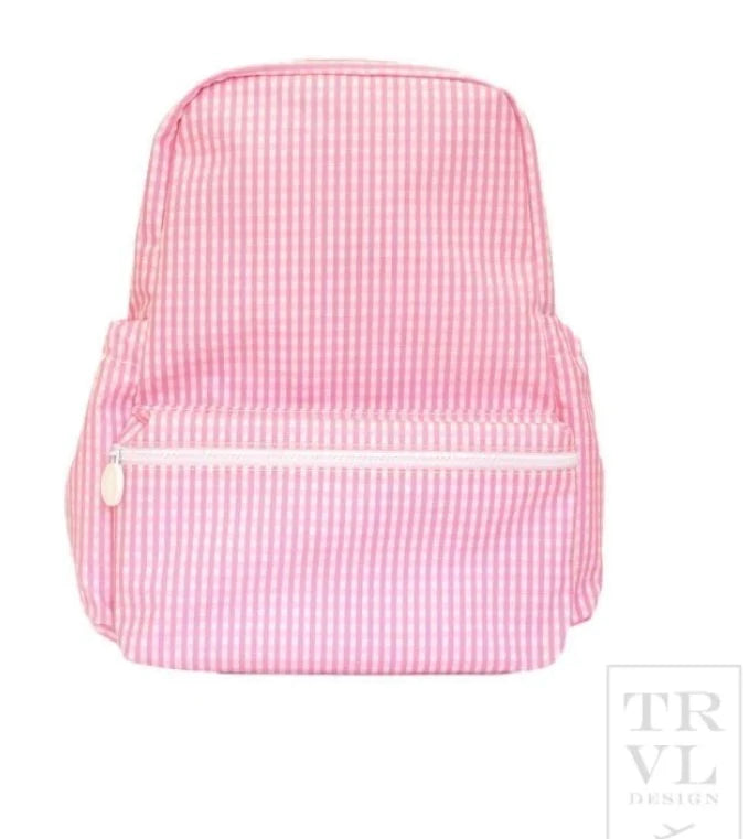 Backpacker - Gingham Pink