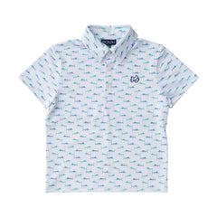 Presale Pro Performance Polo - Fish Print