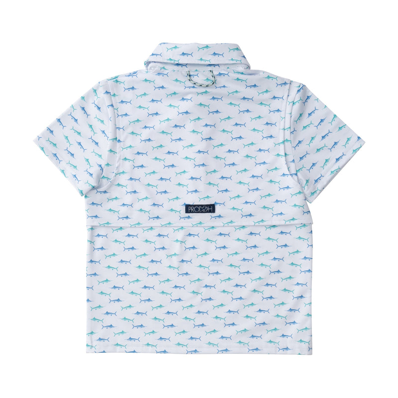 Presale Pro Performance Polo - Fish Print