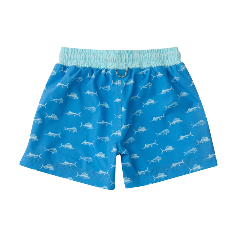 Presale Boogie Board Swim Trunk - Marina Fish Print