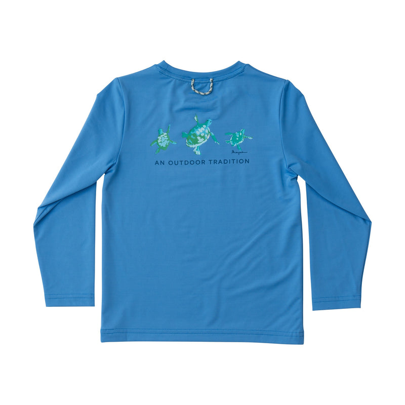 Presale Pro Performance Fishing Tee- Marina Blue