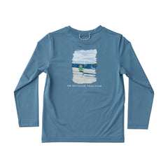 Presale Pro Performance Fishing Tee- Provincial Blue