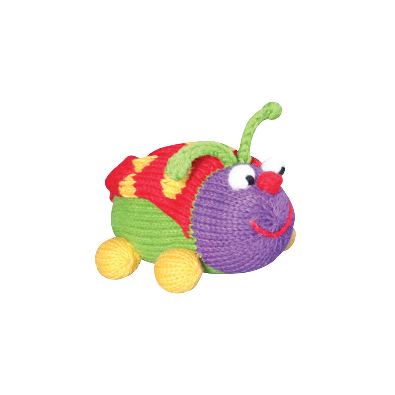 Laney the Ladybug Knit Rattle