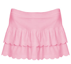 Scalloped Skort - Light Pink