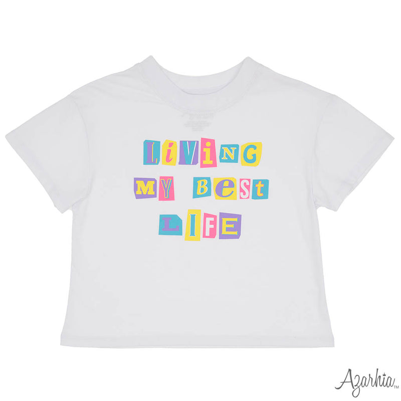 Living My Best Life Boxy Tee