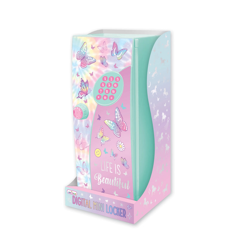 Tie Dye Butterfly Digital Mini Locker