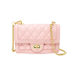 Quilted Large Flap Handbag