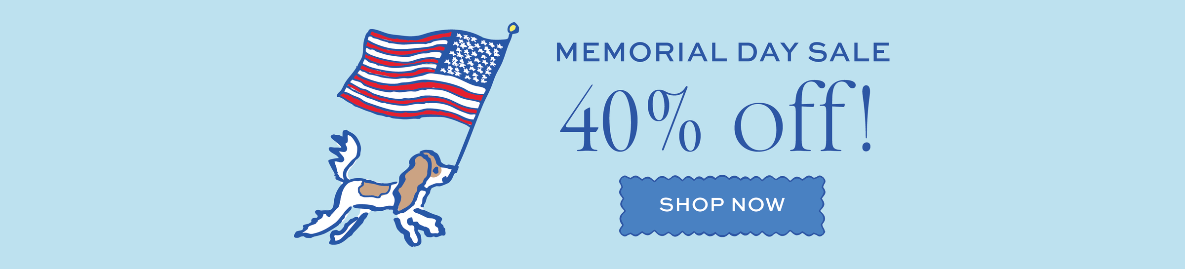 Memorial Day Sale Banner