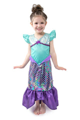 Purple Sparkle Mermaid Costume