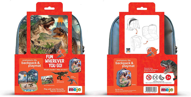 3D Dinosaur Backpack & Playmat