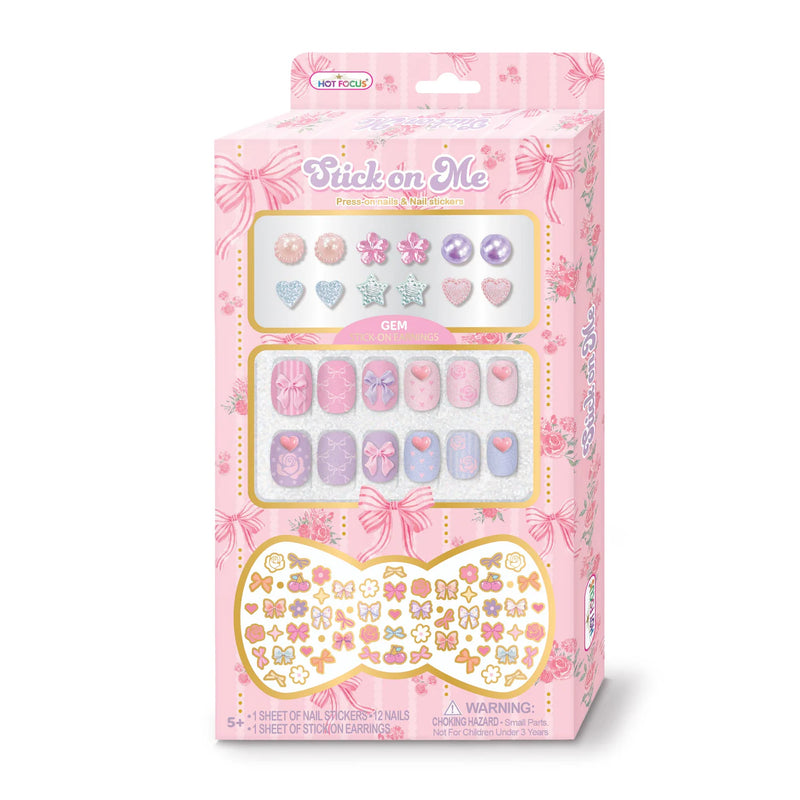 Bowtiful Stick on Nails