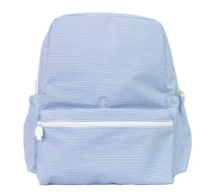 Large Backpack - Mini Navy Stripe