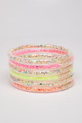 Neon Confetti Waterproof Bracelets