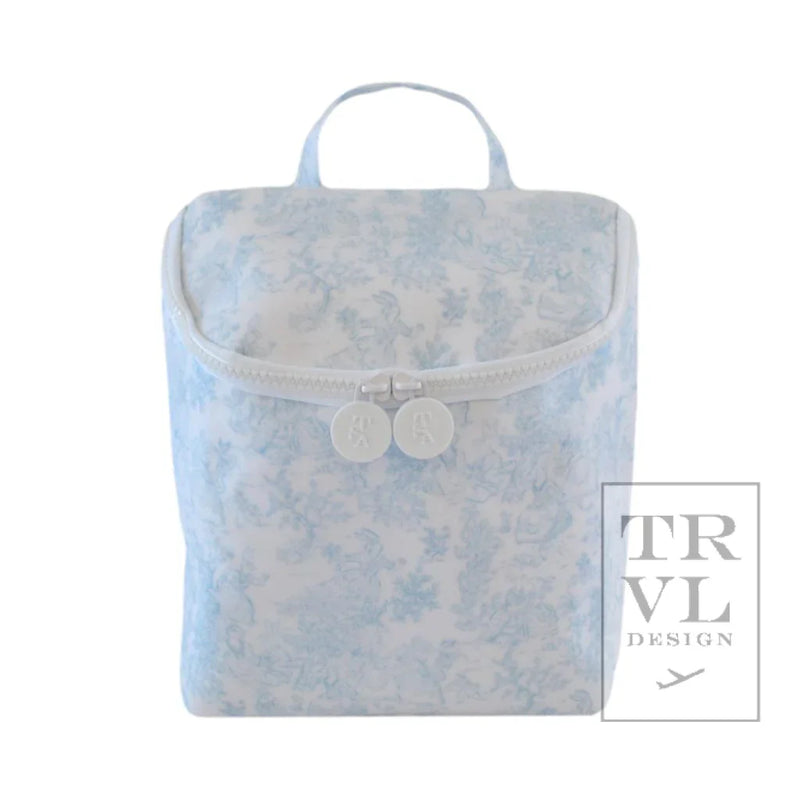 Take Away Insulated Bag - Blue Bunny Toile