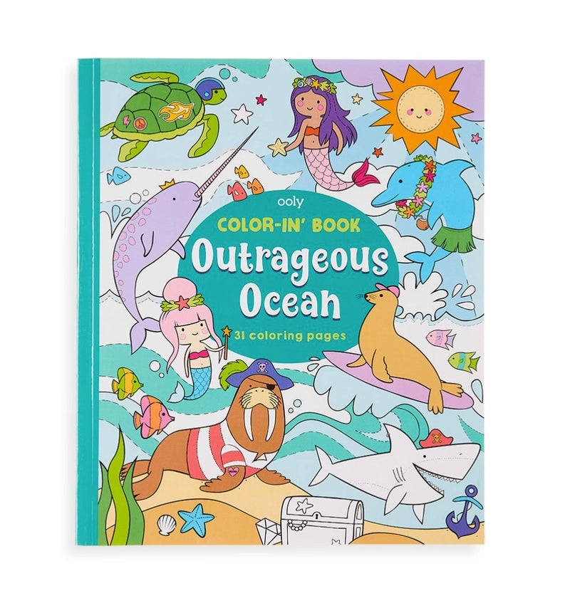 Outrageous Ocean Color-in Book