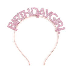 Birthday Girl Headband - Pink