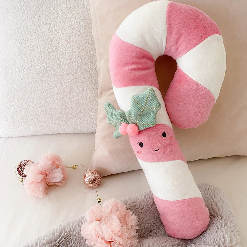 Pink Plush Candy Cane