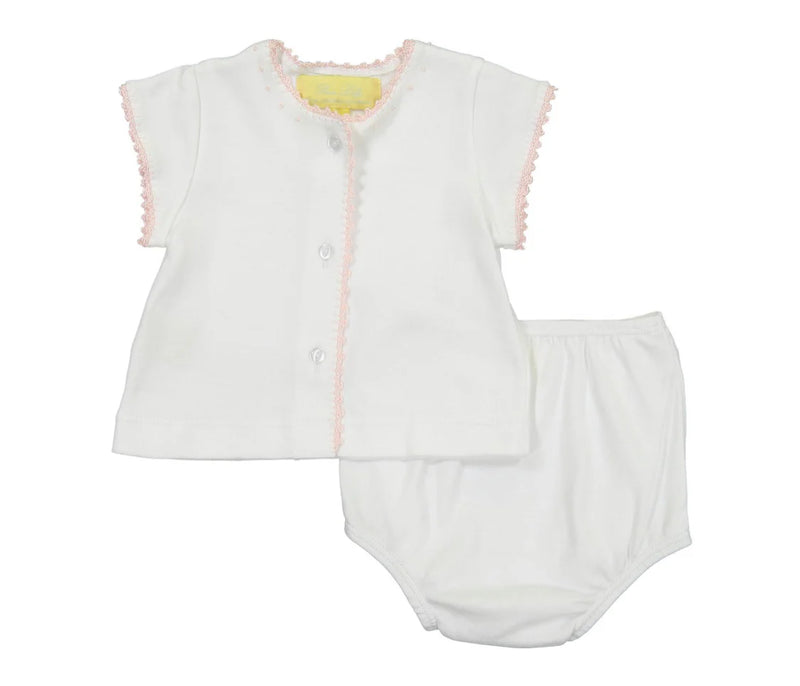 Jersey Diaper Set - Pink