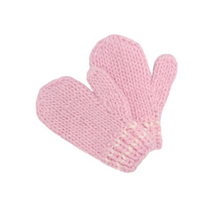 Pink Knit Mittens