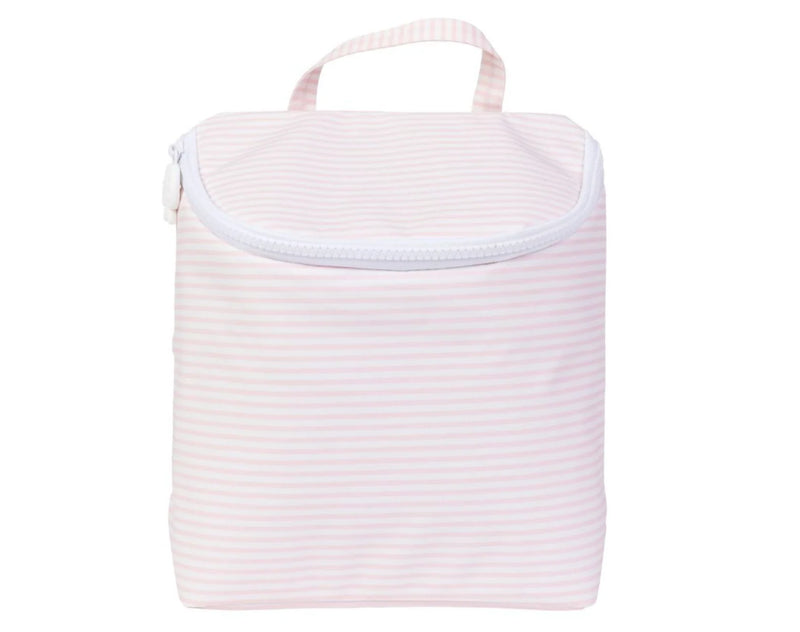 Bottle Bag - Light Pink Stripe
