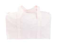 The Duffle Bag - Light Pink Stripe