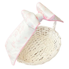 Basket Bow - Pink Toile