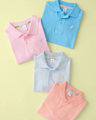 Prim & Proper Polo - Pompano Peach