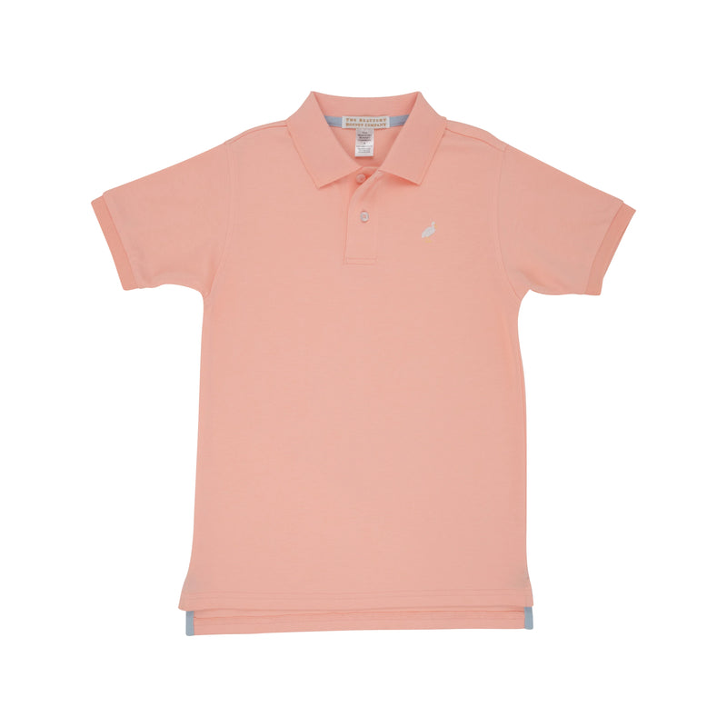 Prim & Proper Polo - Pompano Peach