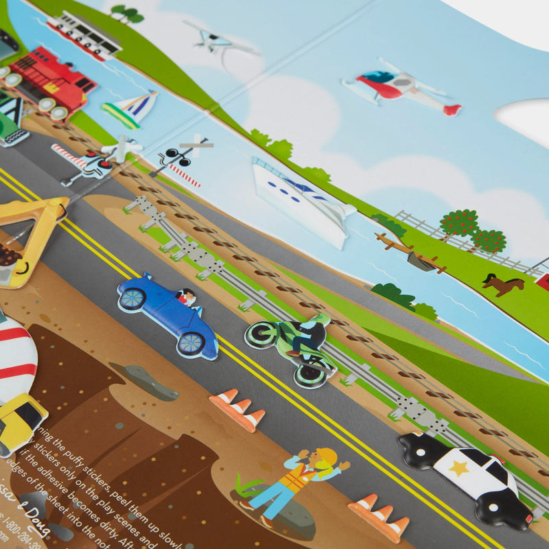 Puffy Sticker Play Set - Vehicle