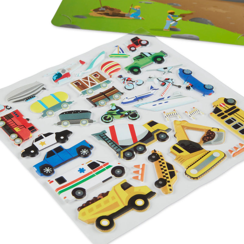 Puffy Sticker Play Set - Vehicle