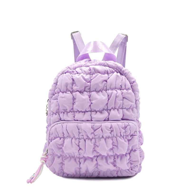 Quilted Scrunchies Mini Backpack - Orchid