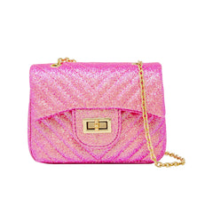 Classic Glitter Wave Handbag - Asst Colors